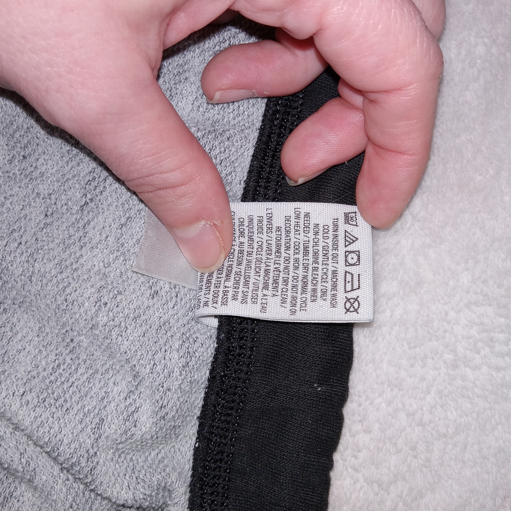 VINTAGE Victoria’s Secret PINK Sweatpants Womens S Flare Gray Embroidered Y2K - Picture 8 of 11